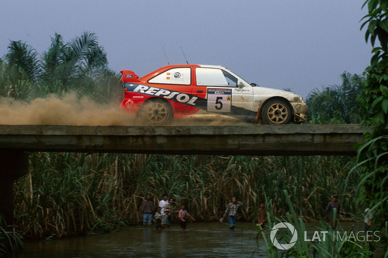 Carlos Sainz, Luis Moya, Ford Escort WRC