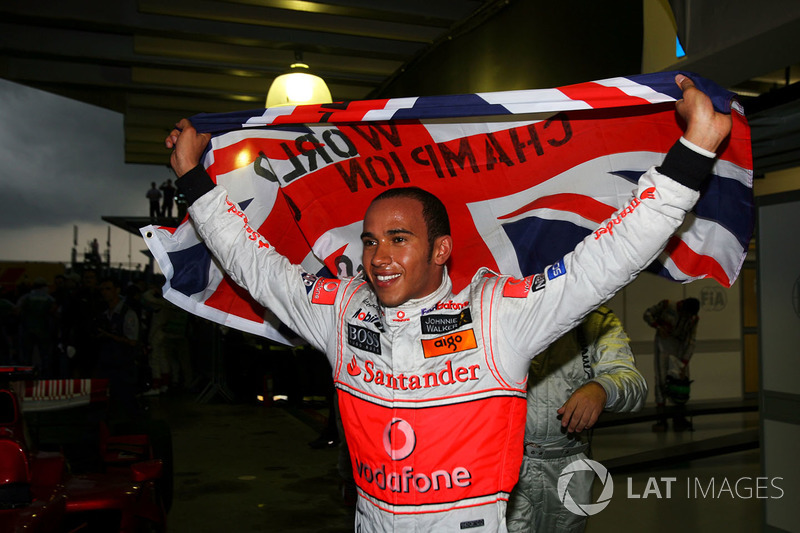 Lewis Hamilton, McLaren celebrates his World Championship in parc ferme