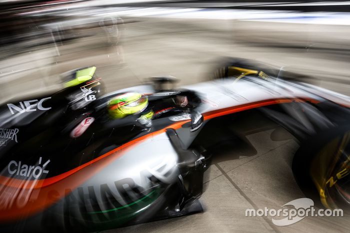 Sergio Perez vai largar em sexto.