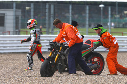 Alvaro Bautista, Aprilia Racing Team Gresini crash