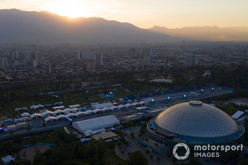 Aerial view of the Santiago circuit