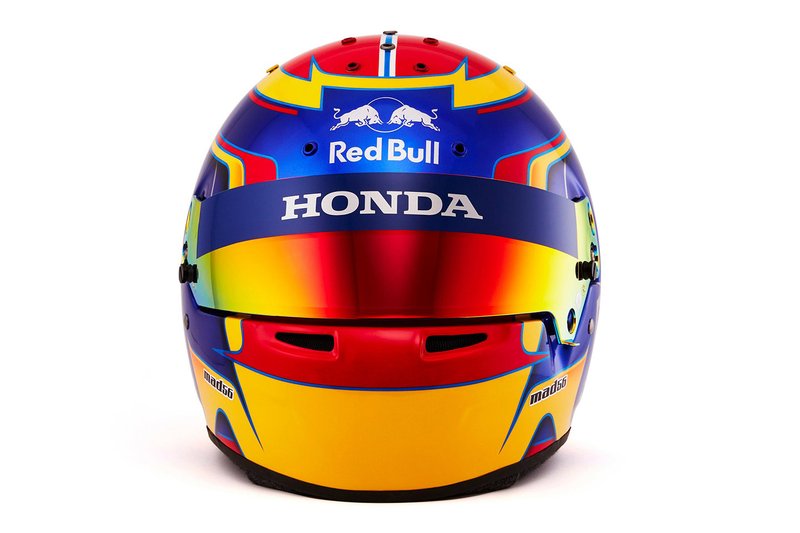 Il casco di Alex Albon, Scuderia Toro Rosso