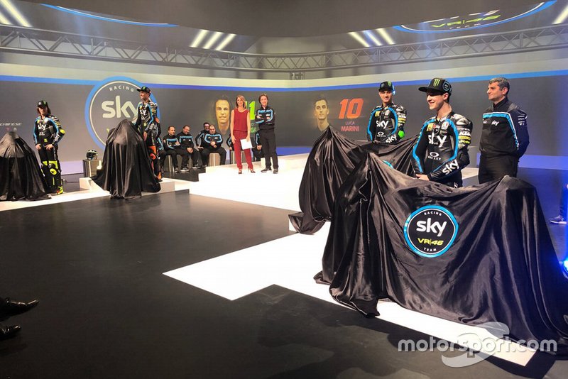 Atmosfera alla presentazione dello Sky Racing Team VR46