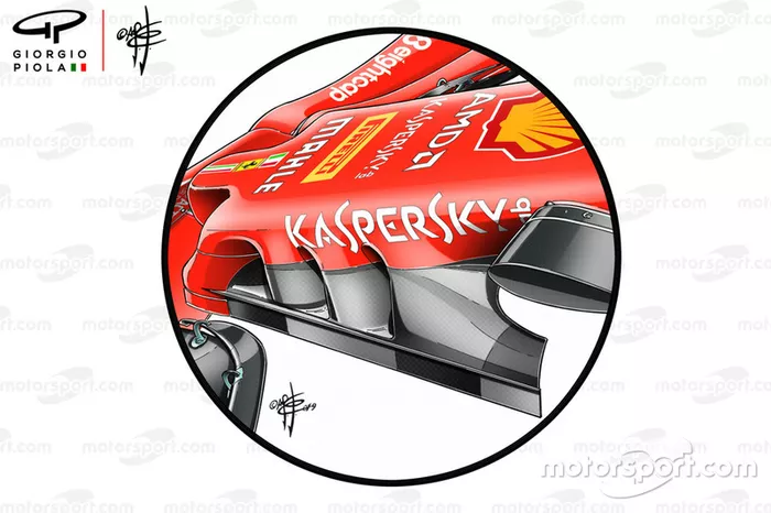 Nariz del Ferrari SF90