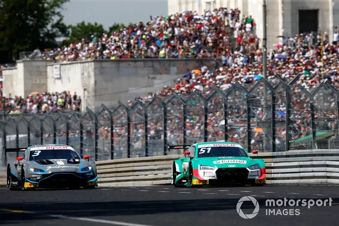 Nico Müller, Audi Sport Team Abt Sportsline, Audi RS 5 DTM, Paul Di Resta, R-Motorsport, Aston Martin Vantage AMR