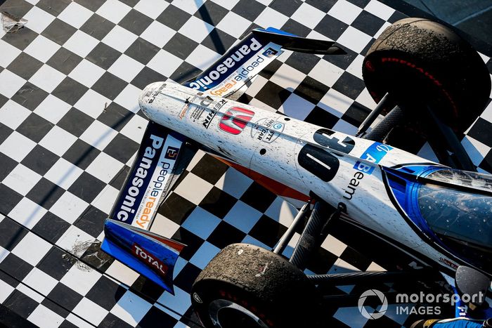 Ganador Takuma Sato, Rahal Letterman Lanigan Racing Honda 