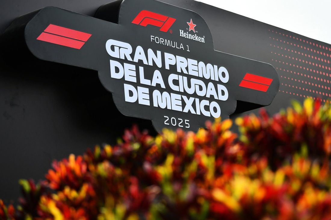 F1 Grand Prix of Mexico board