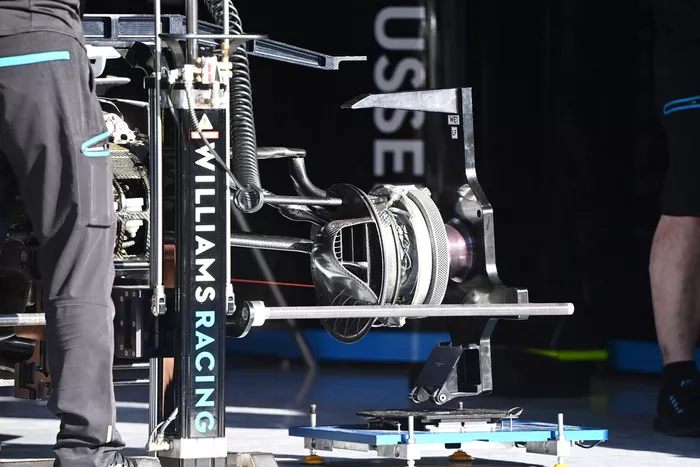 Williams FW43 front brake detail