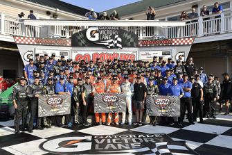 Chase Elliott, Hendrick Motorsports, Chevrolet Camaro SunEnergy1 wins and celebrates the 250th win for Hendrick Motor Sports,