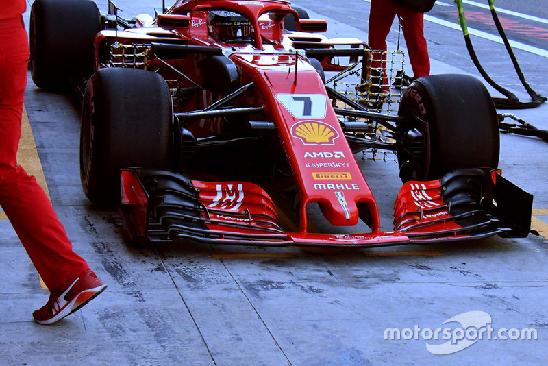 Ferrari SF71H, első szárny