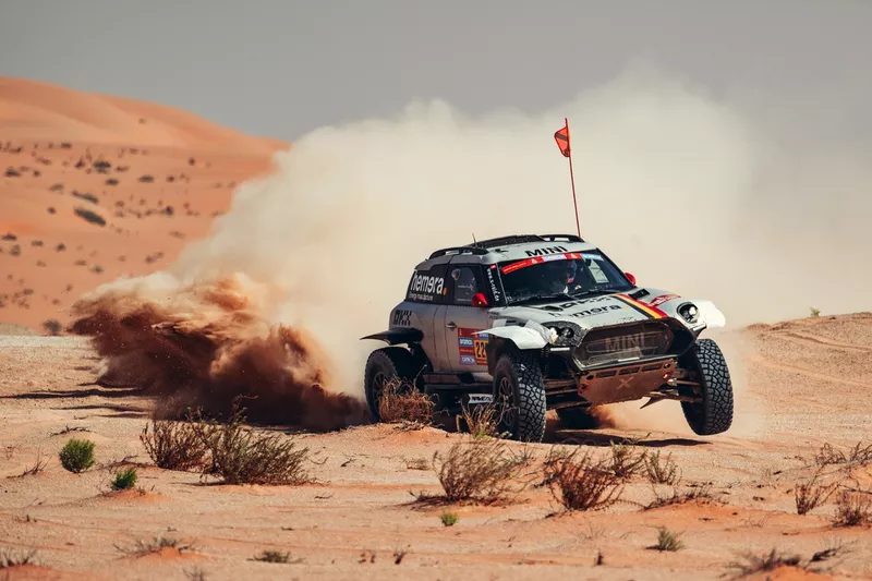 #222 X-Raid Mini JCW Team Mini : Guillaume De Mevius, Mathieu Baumel