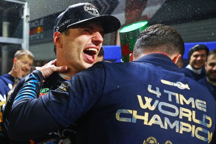 World Drivers Champion Max Verstappen, Red Bull Racing