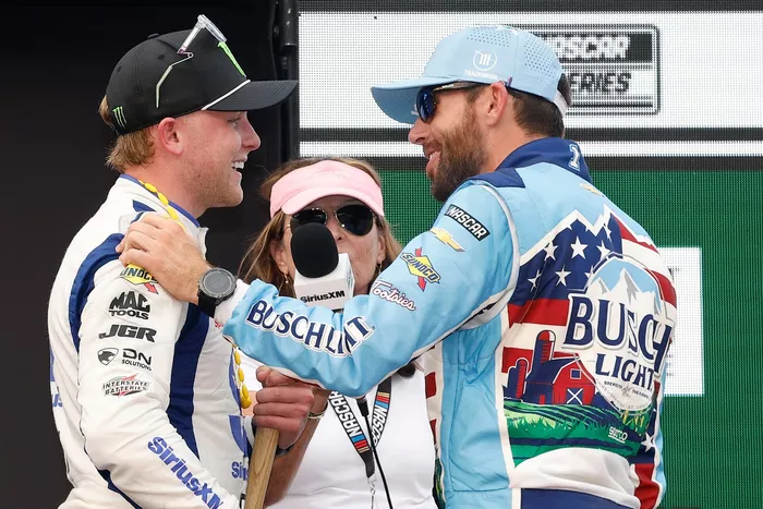 Ty Gibbs, Joe Gibbs Racing, Ross Chastain, Trackhouse Racing