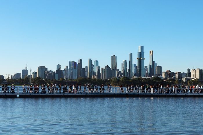 A view of the Melbourne skyline
