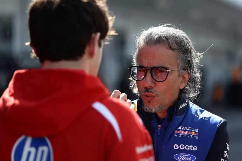 Charles Leclerc, Ferrari, Laurent Mekies, directeur de l'écurie Red Bull Racing