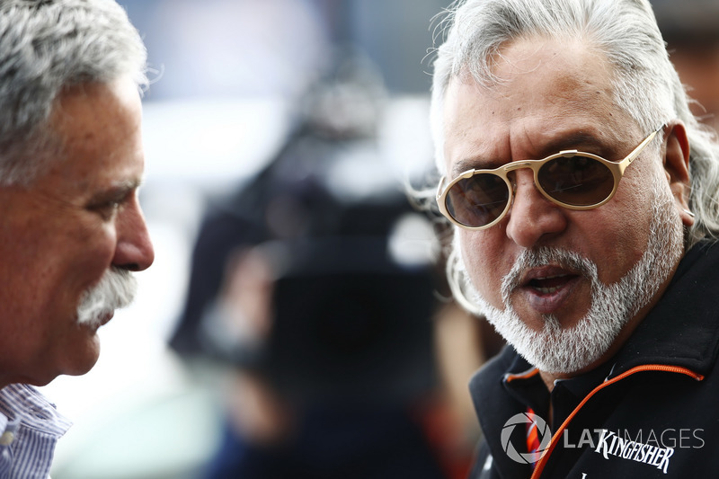Керівник Ф1 Чейз Кері, власник Force India Віджей Маллья
