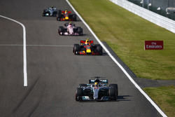 Lewis Hamilton, Mercedes AMG F1 W08, Max Verstappen, Red Bull Racing RB13, Esteban Ocon, Sahara Force India F1 VJM10, Daniel Ricciardo, Red Bull Racing RB13, Valtteri Bottas, Mercedes AMG F1 W08