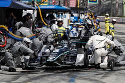 Josef Newgarden, Team Penske Chevrolet, pit stop