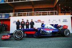 Franz Tost, Scuderia Toro Rosso Team Principal, Daniil Kvyat, Carlos Sainz Jr., Scuderia Toro Rosso