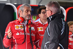 Maurizio Arrivabene, Ferrari Takım Patronu ve Ross Brawn, Formula One Motorsporları Direktörü
