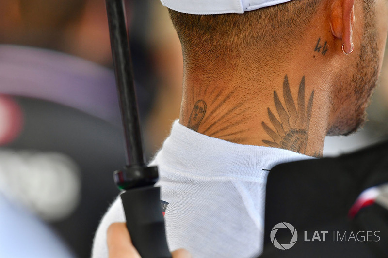 Lewis Hamilton, Mercedes-AMG F1 tattoos