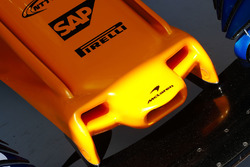 The nose of the McLaren MCL33