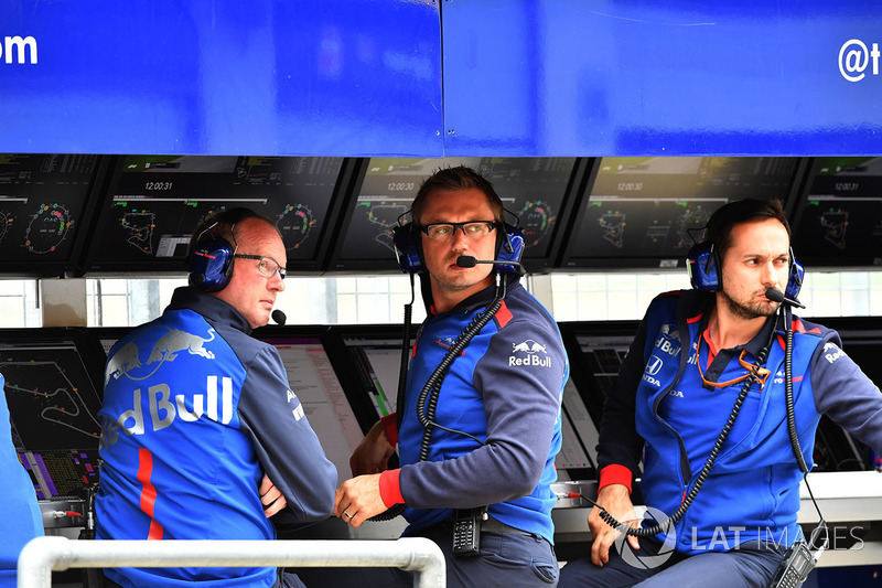 Scuderia Toro Rosso pit wall gantry