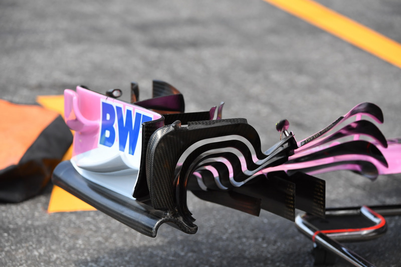 Force India VJM11 front wing detail