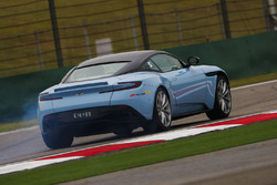 An Aston Marin DB11 is driven in Pirelli Hot Laps