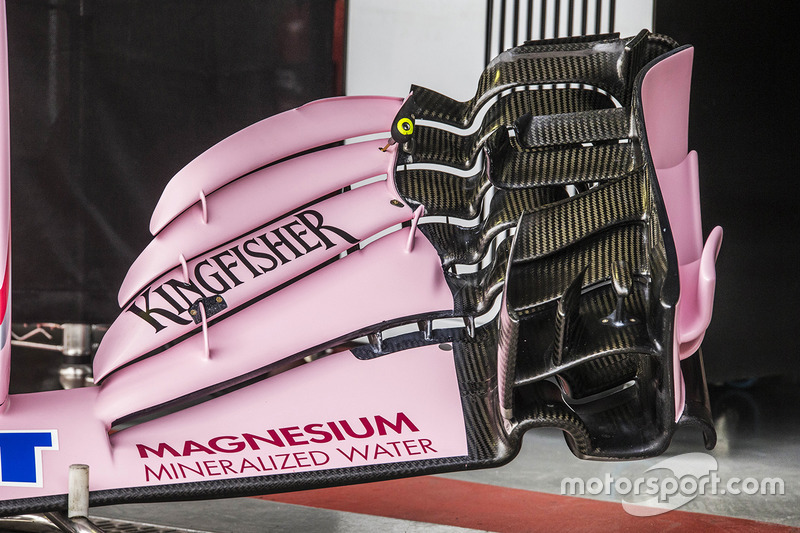 Sahara Force India VJM10 front wing detail