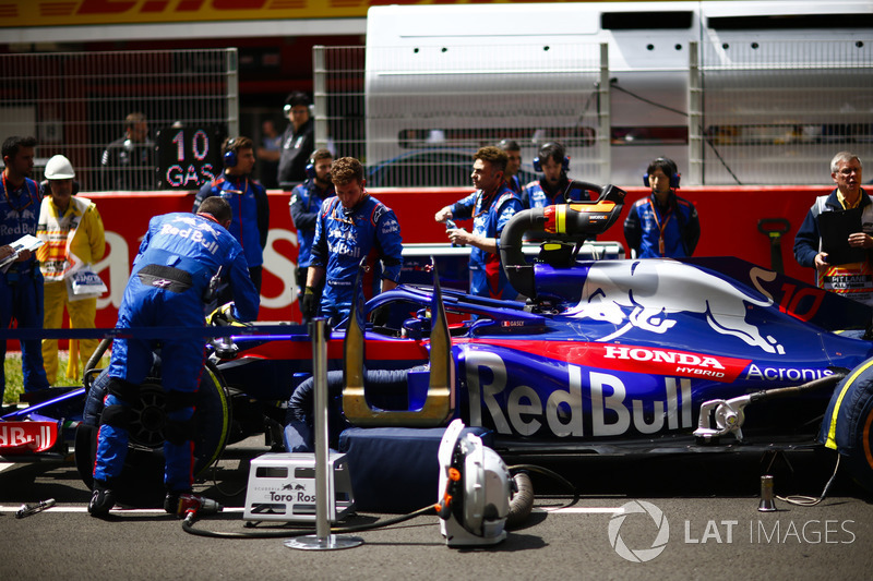 A rajt előtti pillanatok Barcelonából - F1 2018