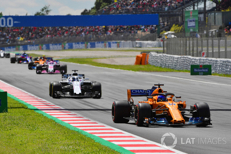 Fernando Alonso, McLaren MCL33 al inicio