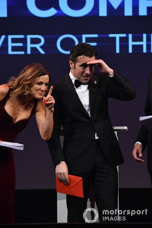 Dario Franchitti con Natalie Pinkham, Sky TV