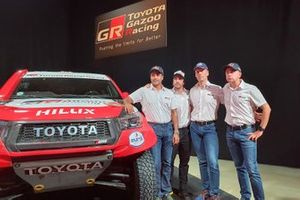 Atmosfera alla presentazione Dakar Toyota Gazoo Racing