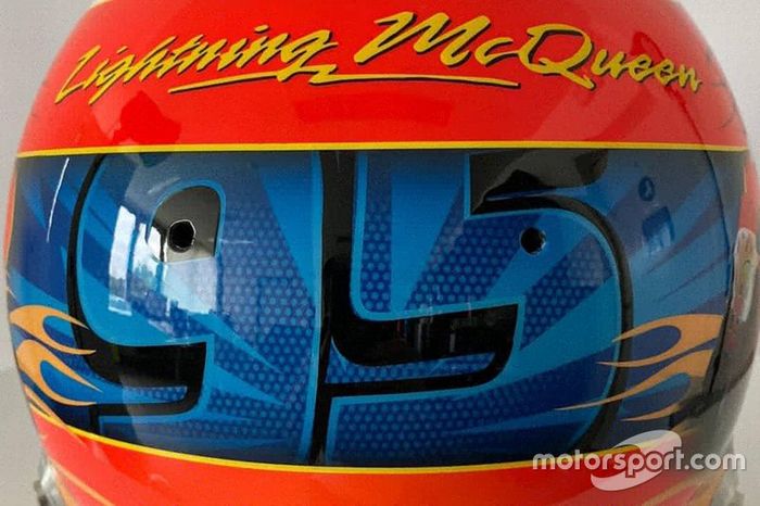 El casco de Romain Grosjean, Haas F1 Team, para el GP de Estados Unidos