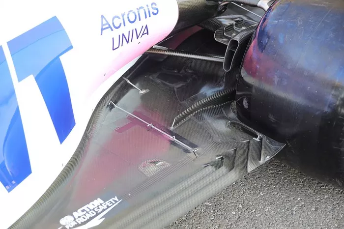 Detalle del Racing Point RP19