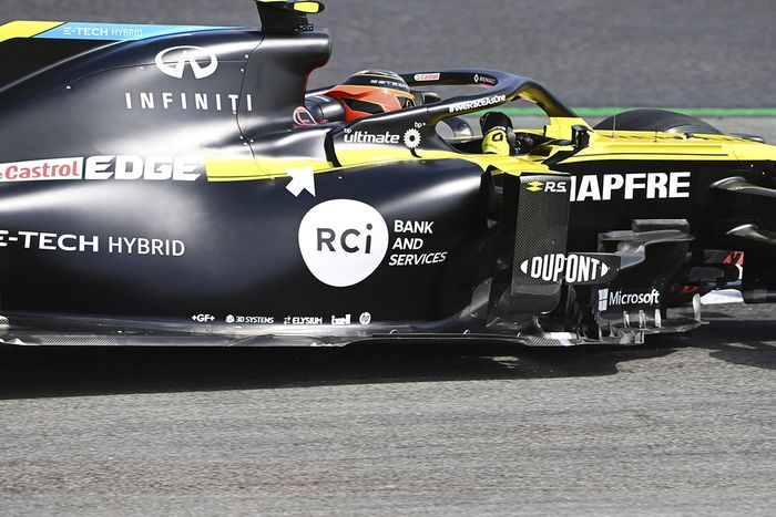 Detalle de refrigeración del Renault F1 Team R.S.20