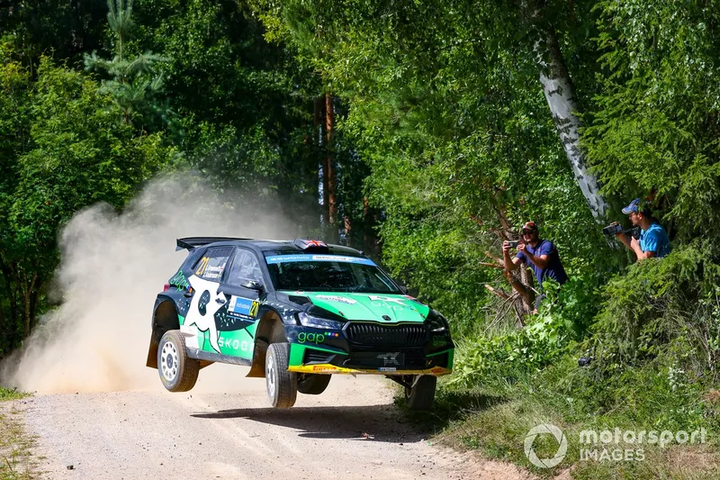 Gus Greensmith, Jonas Andersson, Skoda Fabia RS Rally2