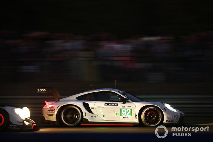 #92 Porsche GT Team Porsche 911 RSR 19 LMGTE Pro de Michael Christensen, Kevin Estre, Laurens Vanthoor 