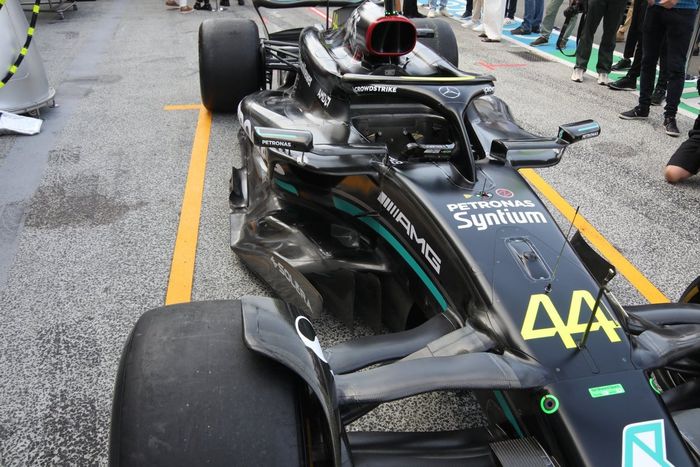 Mercedes W14 detalles técnicos