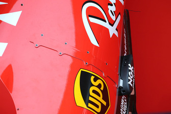 Vue détaillée d'une Ferrari SF71H