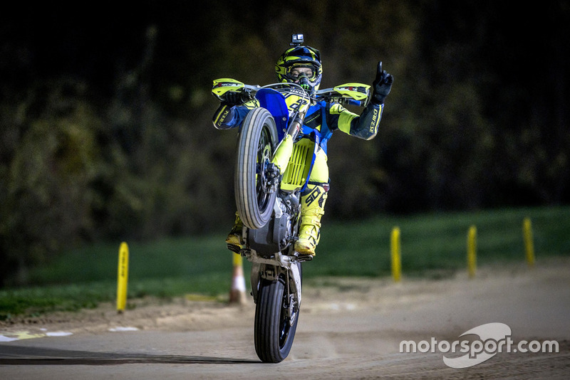 Valentino Rossi in azione