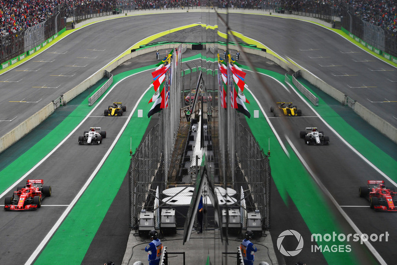 Себастьян Феттель, Ferrari SF71H, Шарль Леклер, Sauber C37, Ніко Хюлькенберг, Renault Sport F1 Team R.S. 18