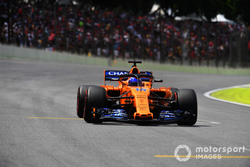 Fernando Alonso, McLaren MCL33 on the grid 