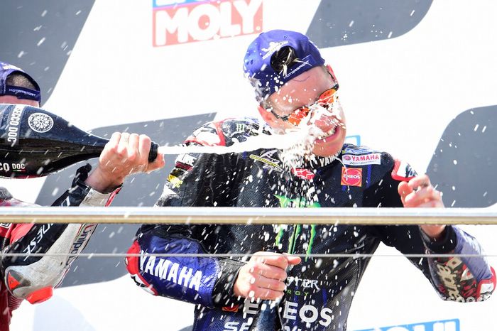 Podio: ganador Fabio Quartararo, Yamaha Factory Racing