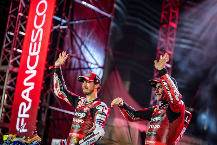 Francesco Bagnaia, Ducati Team, Marc Marquez, Ducati Team