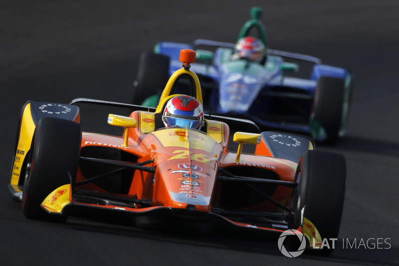 25: Zach Veach, Andretti Autosport Honda, 225.748