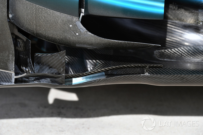 Mercedes-Benz F1 W08 detalle aerodinámico