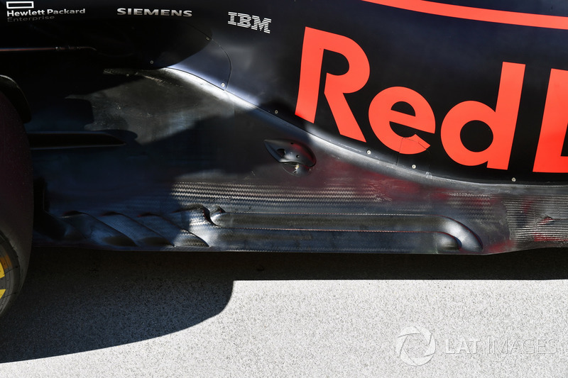 Задня частина днища Red Bull Racing RB14