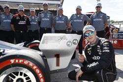 Polesitter Josef Newgarden, Team Penske Chevrolet
